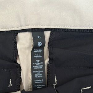Lululemon Black and Cream Pants
